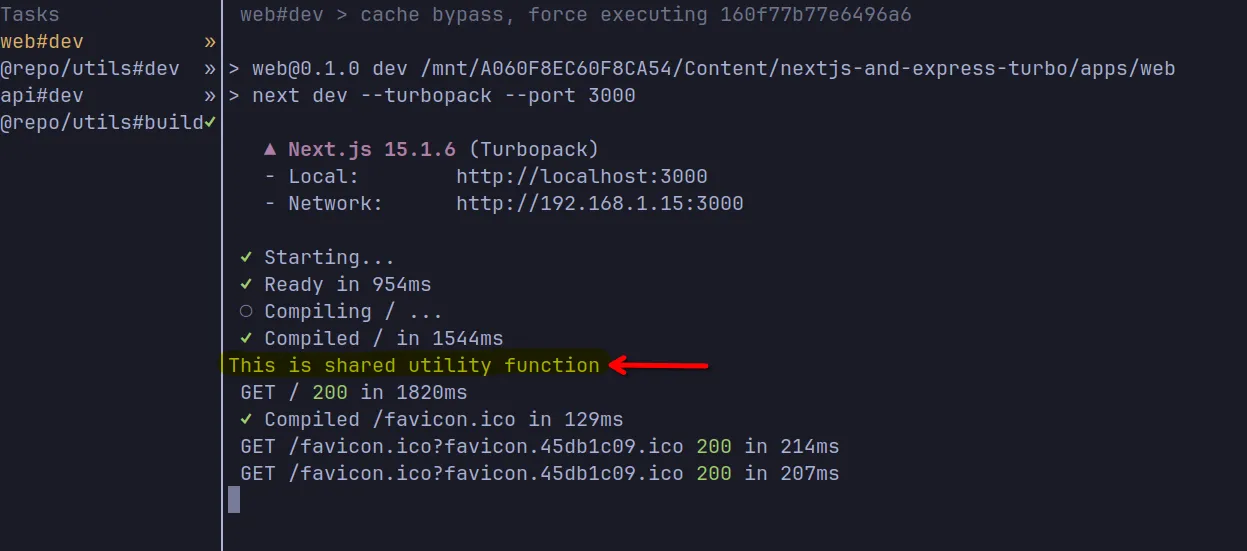 Frontend Output