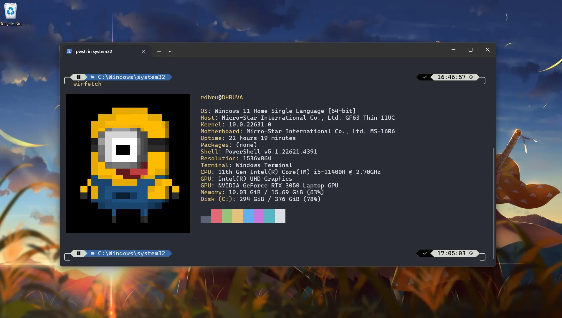 my Terminal